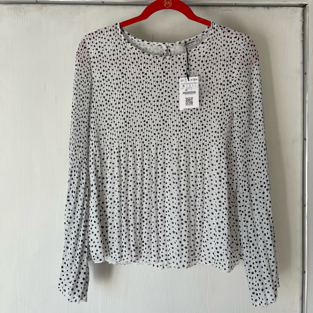 ASOS Stradivarius black and white top